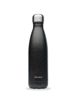 Qwetch Bouteille isotherme inox roc noir 500ml - 10169